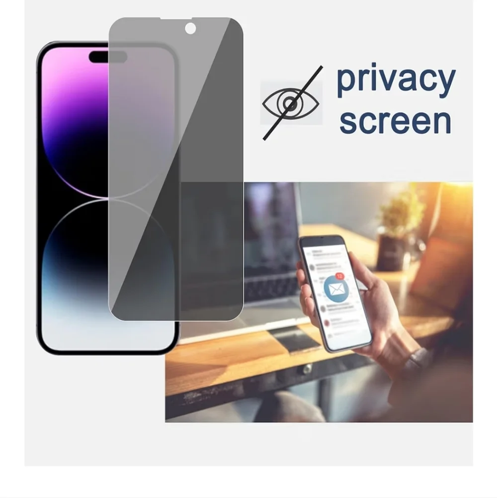 Ailun 2 Pack Privacy Screen Protector for iPhone 14 Pro [6.1 inch] + 2 Pack